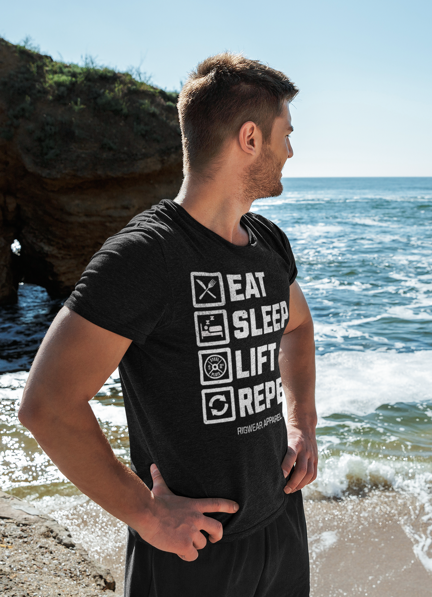 Eat Sleep Lift Repeat Tee