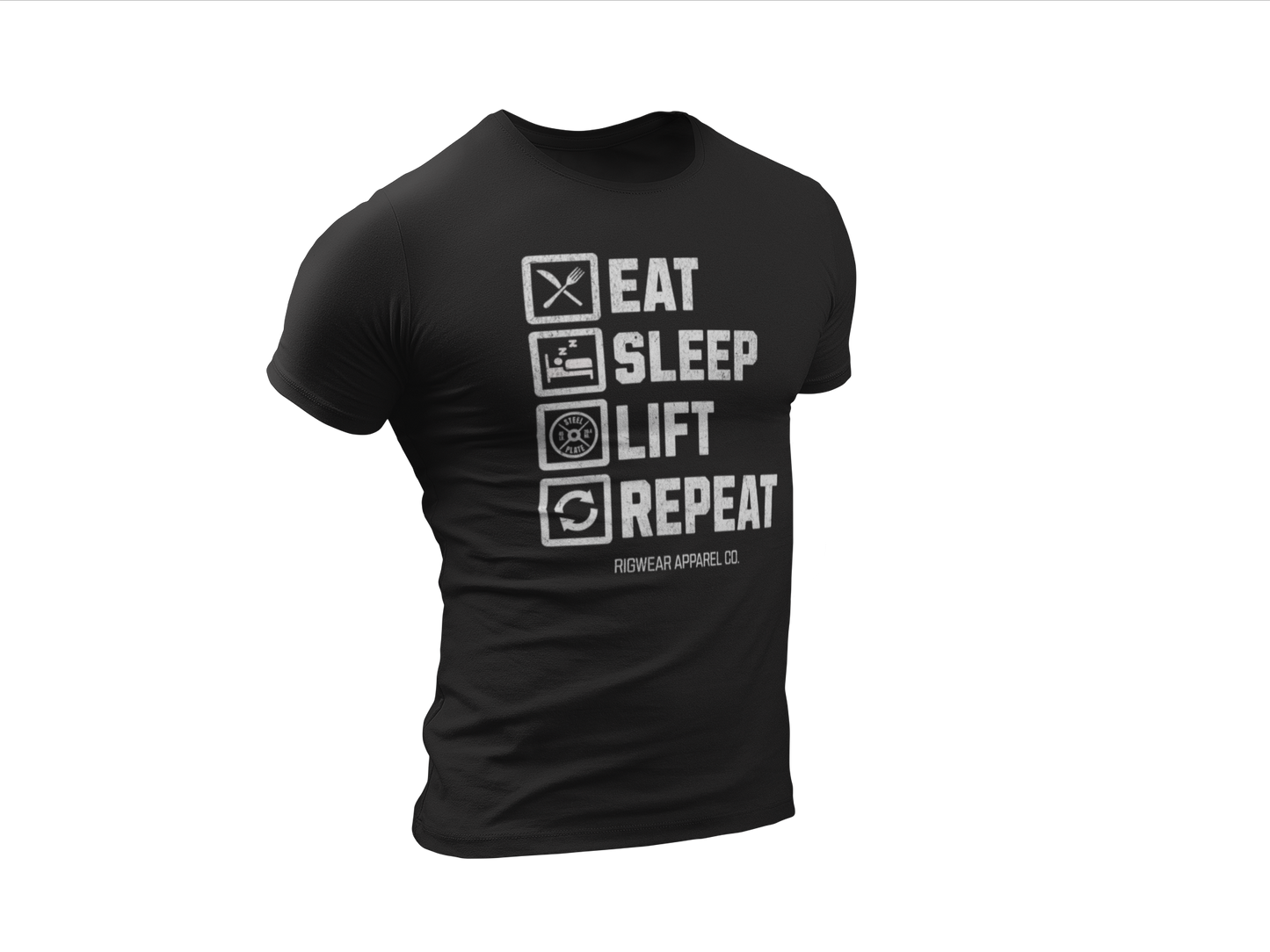 Eat Sleep Lift Repeat Tee
