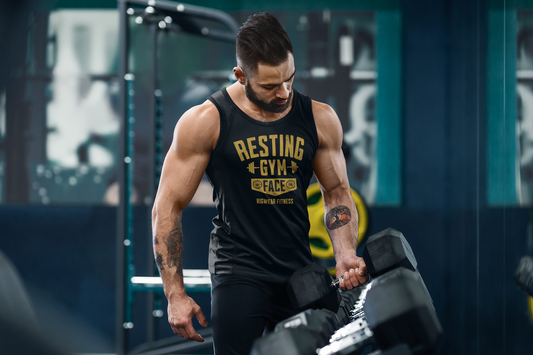 Resting Gym Face Tank