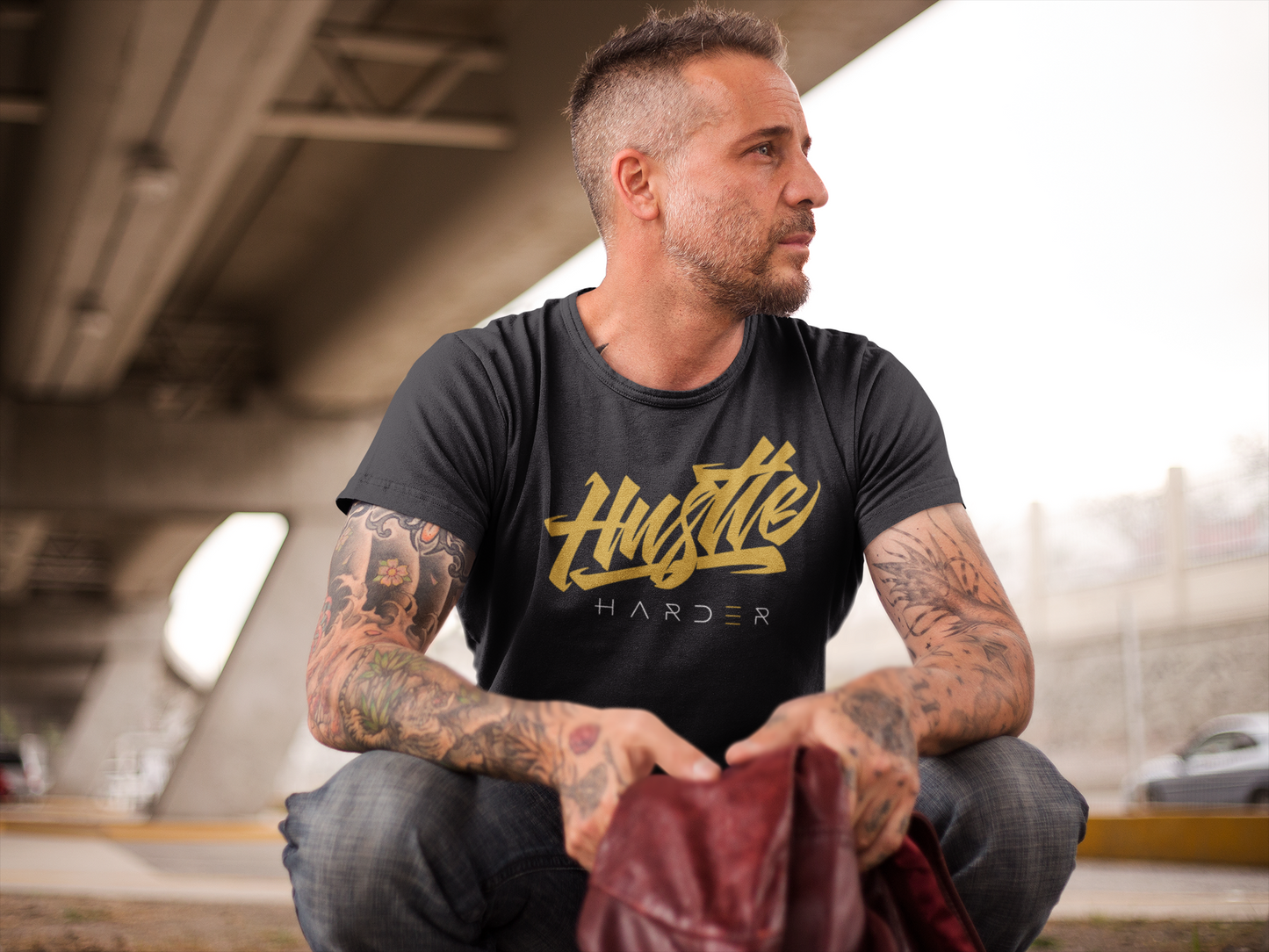 Hustle Harder Tee