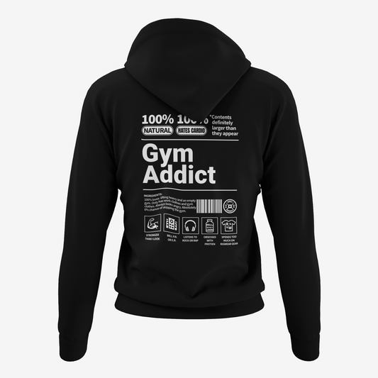 Gym Addict Ingredients Hoodie