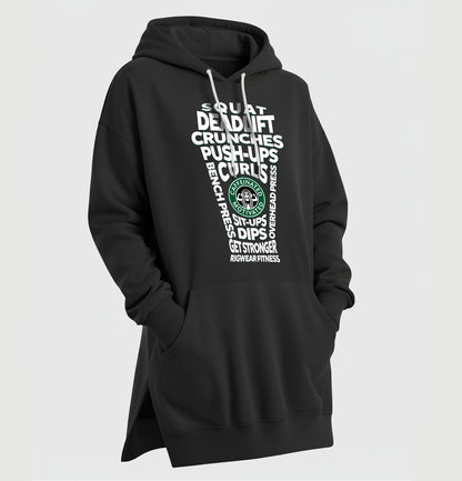Caffeinated and Motivated #2 Dress Hoodie