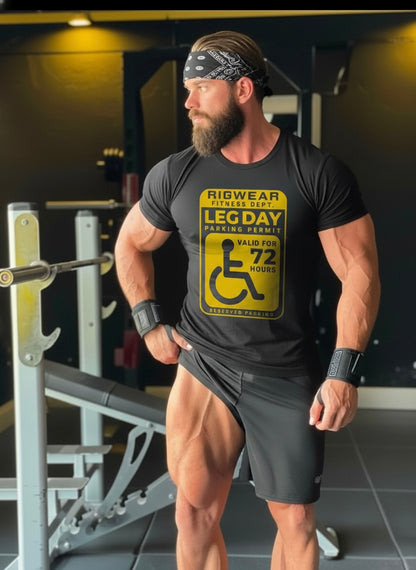 Leg Day Parking Permit Tee
