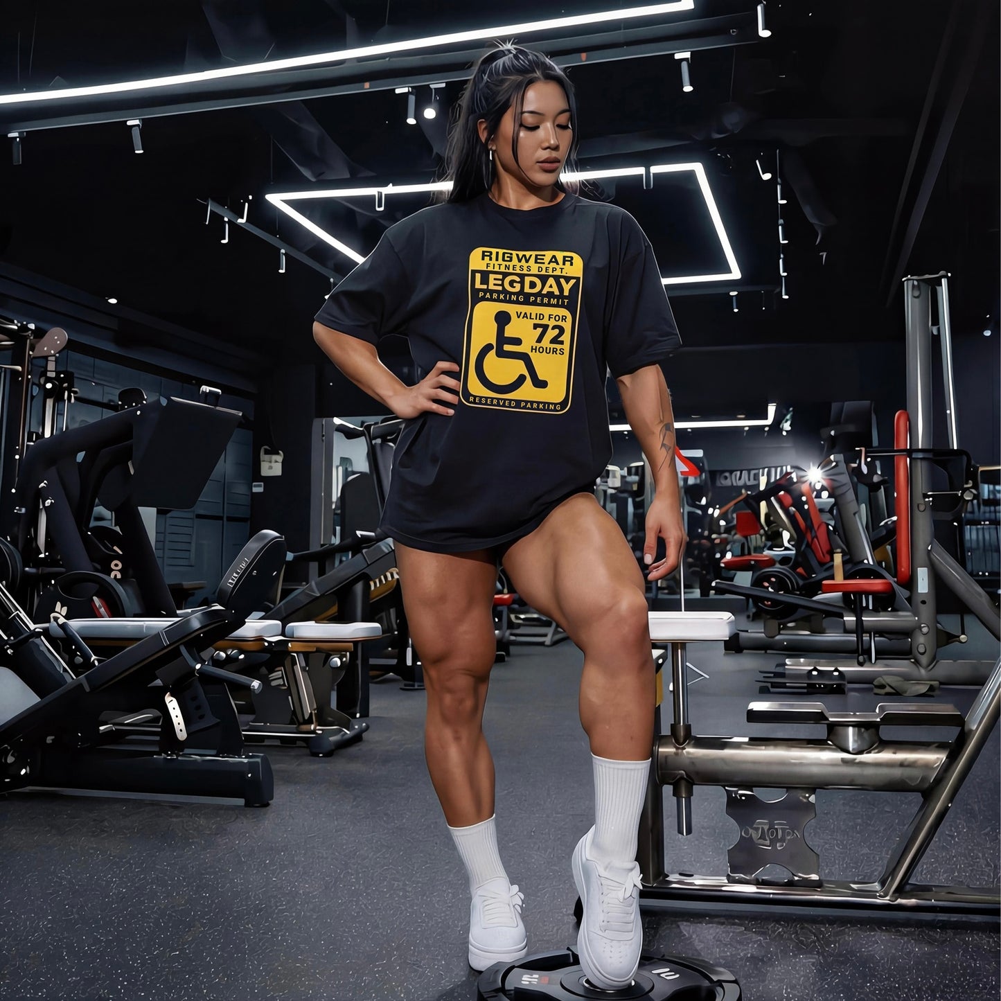 Leg Day Parking Permit Tee