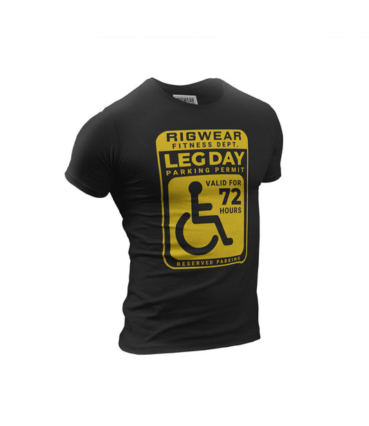 Leg Day Parking Permit Tee